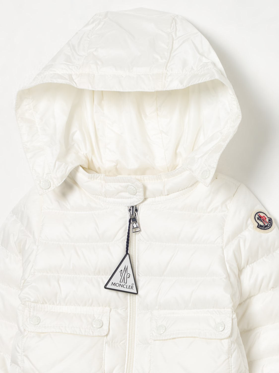 MONCLER JACKET: Jacket kids Moncler, White - Img 3