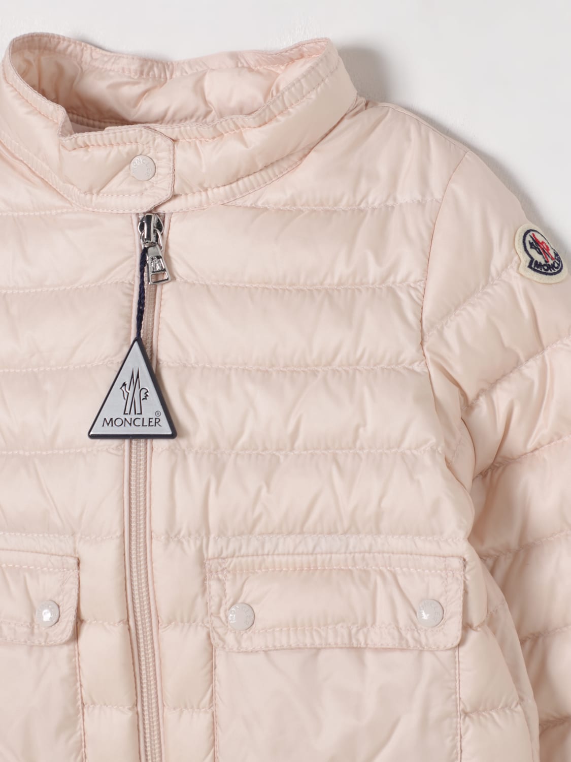 MONCLER JACKET: Jacket kids Moncler, Blush Pink - Img 3