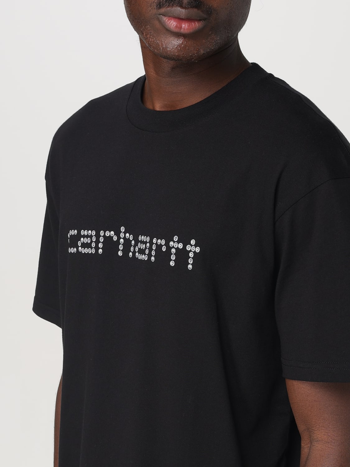 Tシャツ・カットソー CARHARTT WIP Men T-shirt Black I034396 89XX Carhartt WIP S/S Heart II Hartt Women's T-Shirt Black