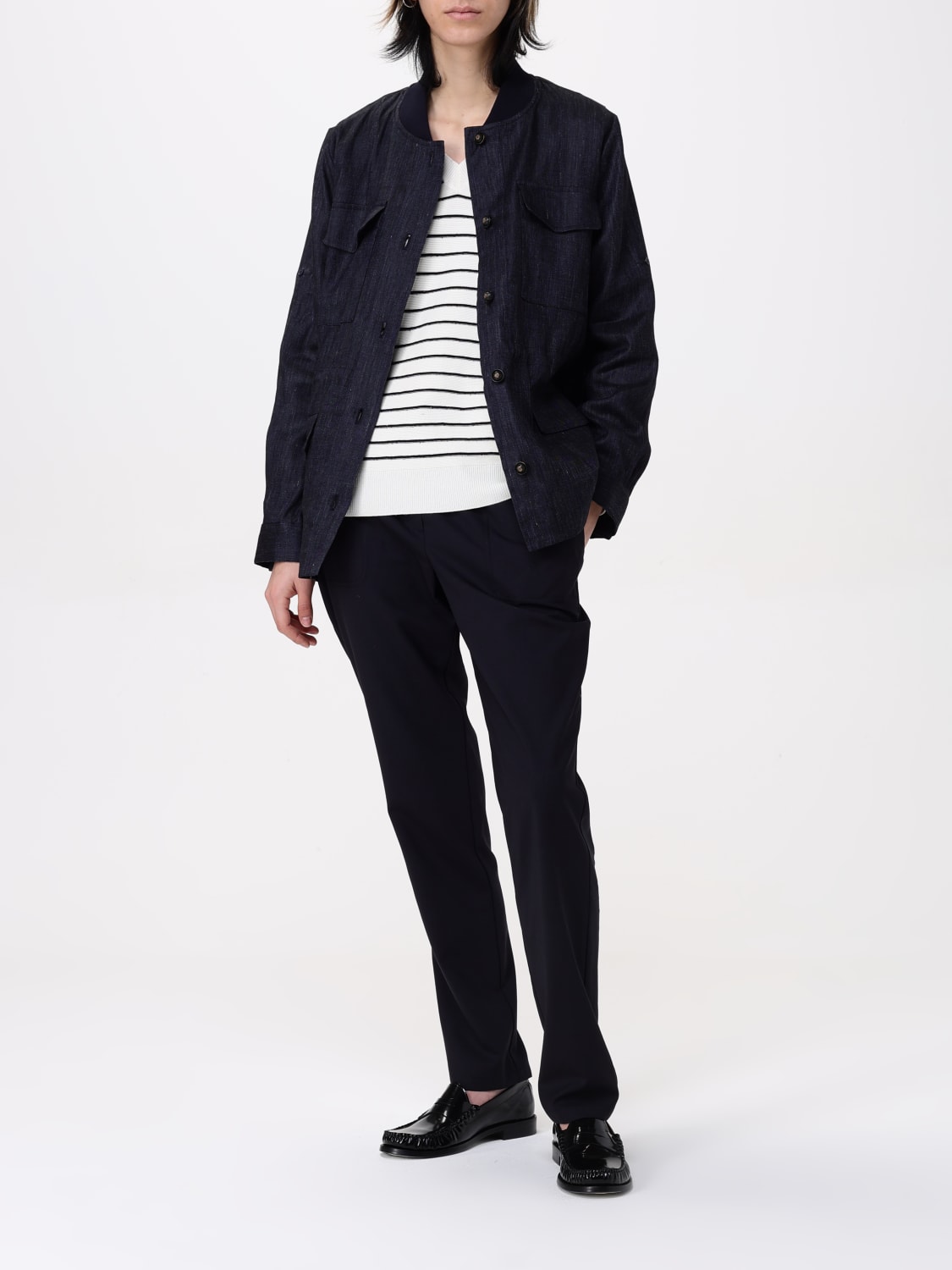 パンツ LORENA ANTONIAZZI Woman Pants Blue PA803180 0839 LORENA ANTONIAZZI: Pants woman - Blue | Lorena Antoniazzi