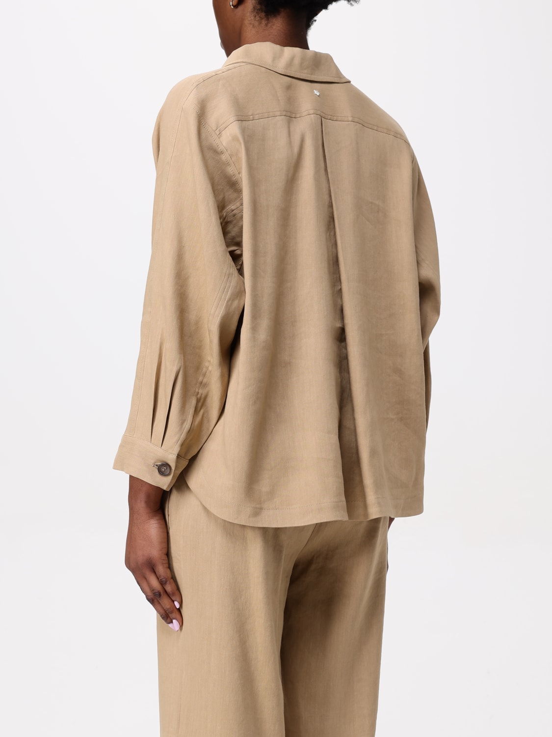 ジャケット LORENA ANTONIAZZI Woman Jacket Camel P2550CP14A3347 0236 LORENA ANTONIAZZI: Jacket woman - Camel | Lorena Antoniazzi