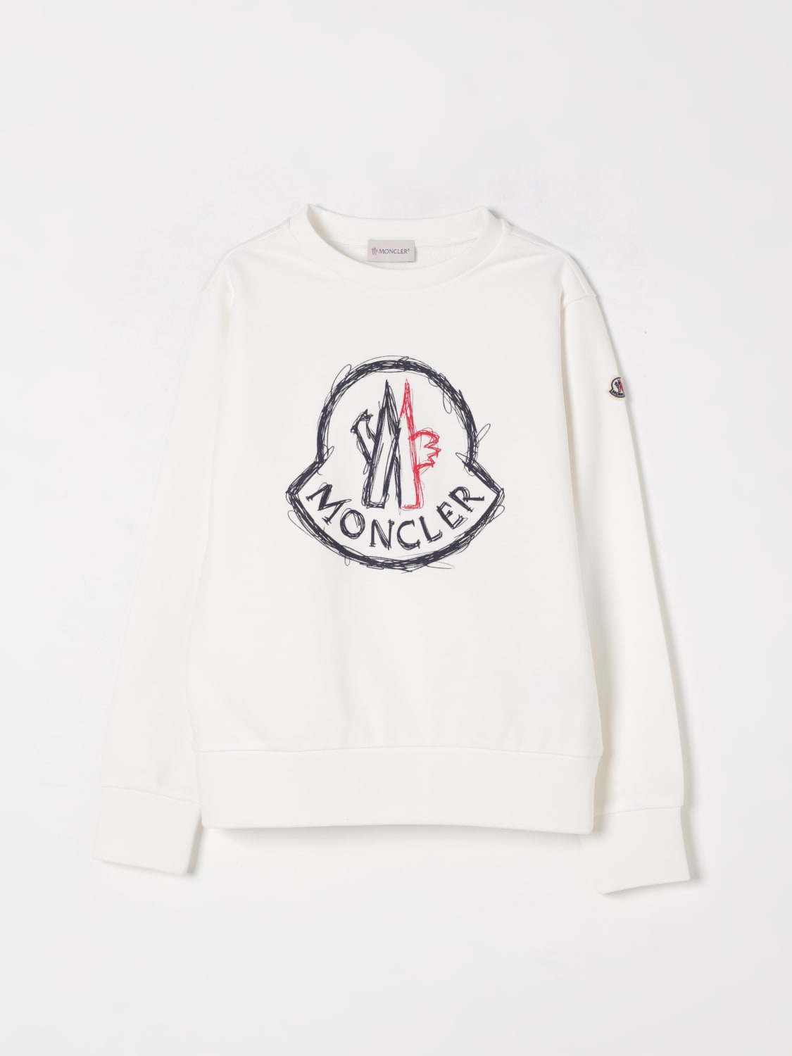 MONCLER SWEATER: Sweater kids Moncler, White - Img 1