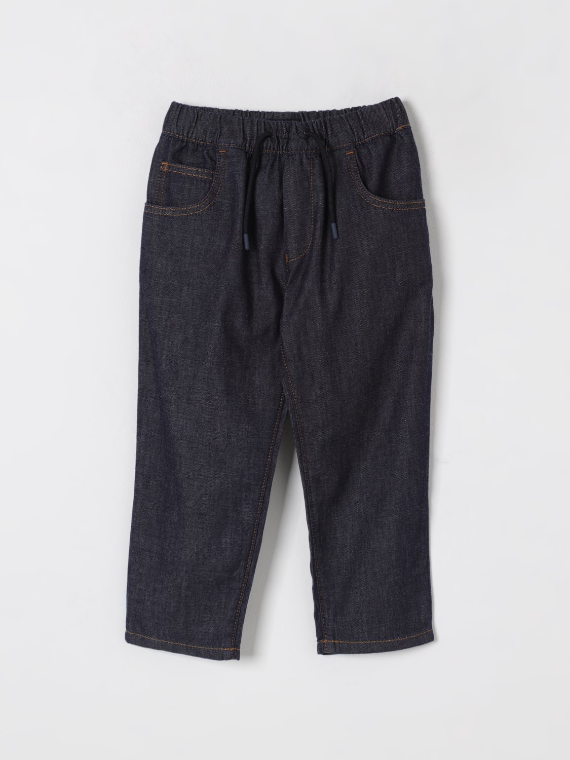 EMPORIO ARMANI JEANS: Pants kids Emporio Armani, Blue - Img 1