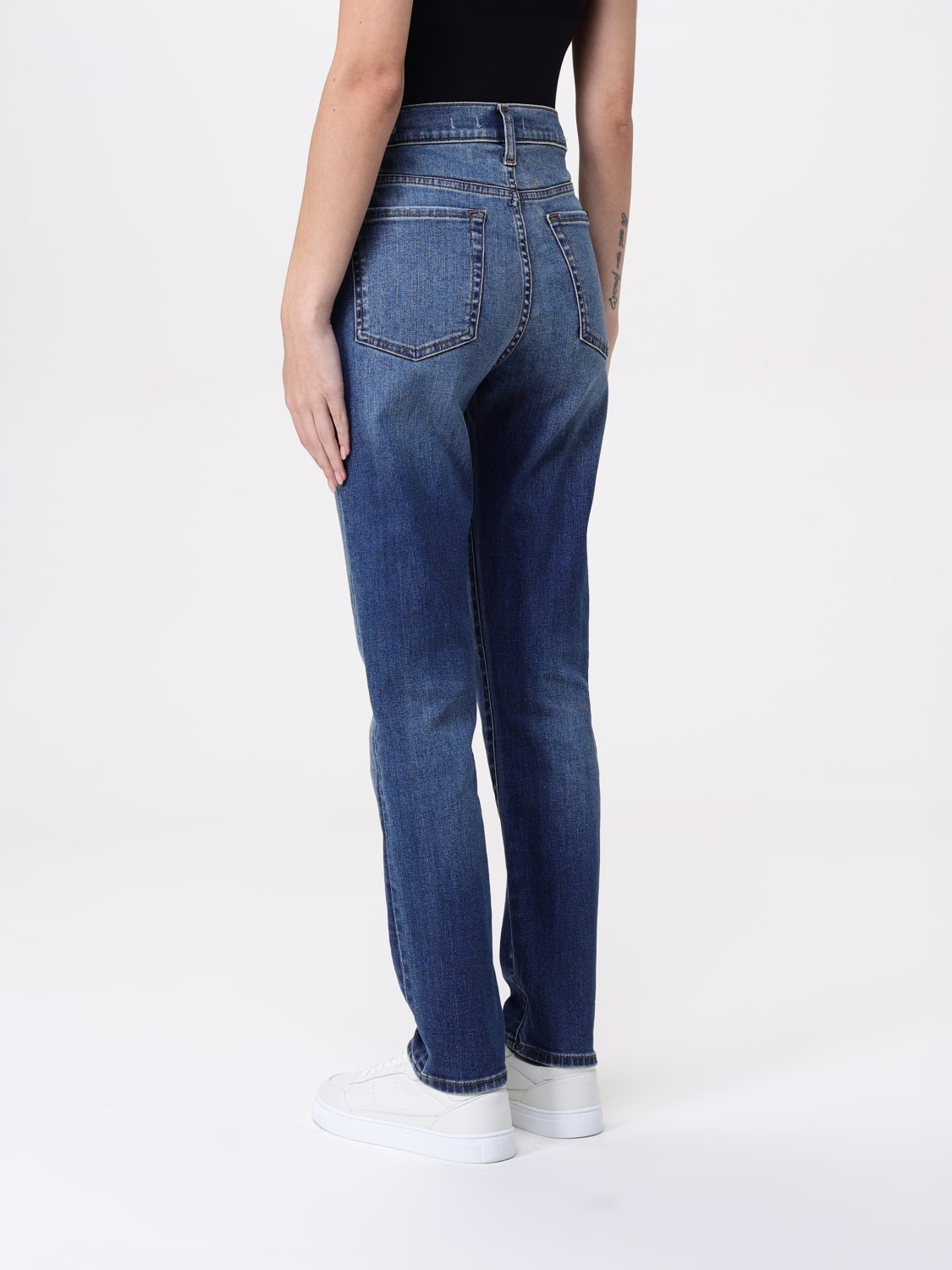 デニム・ジーパン 7 FOR ALL MANKIND Women Denim Pants JSDT44A0GV MID BLUE Navy 7 FOR ALL MANKIND: Pants woman - Denim | 7 For All Mankind