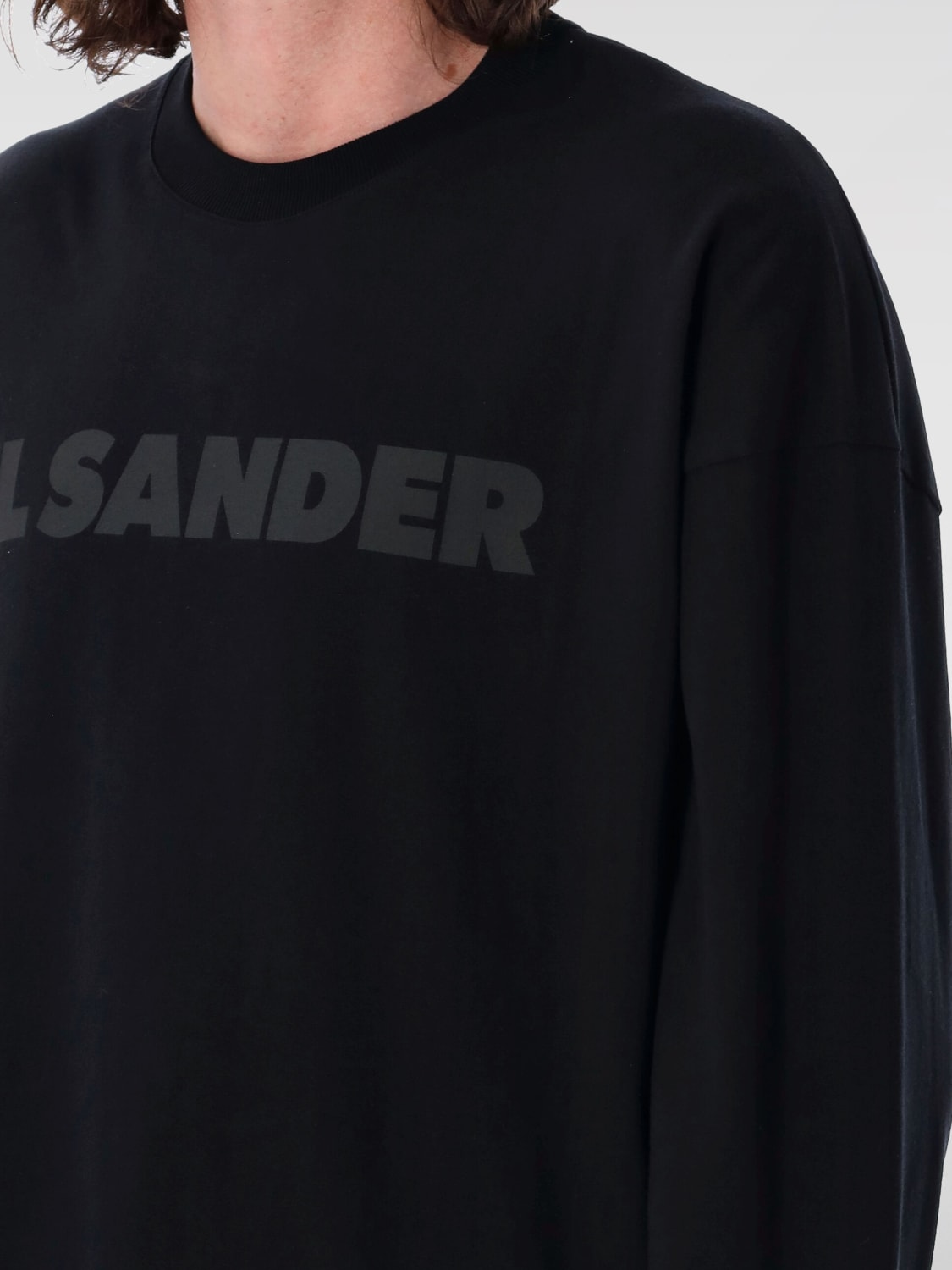 JIL SANDER T-SHIRT: T-shirt men Jil Sander, Black - Img 3