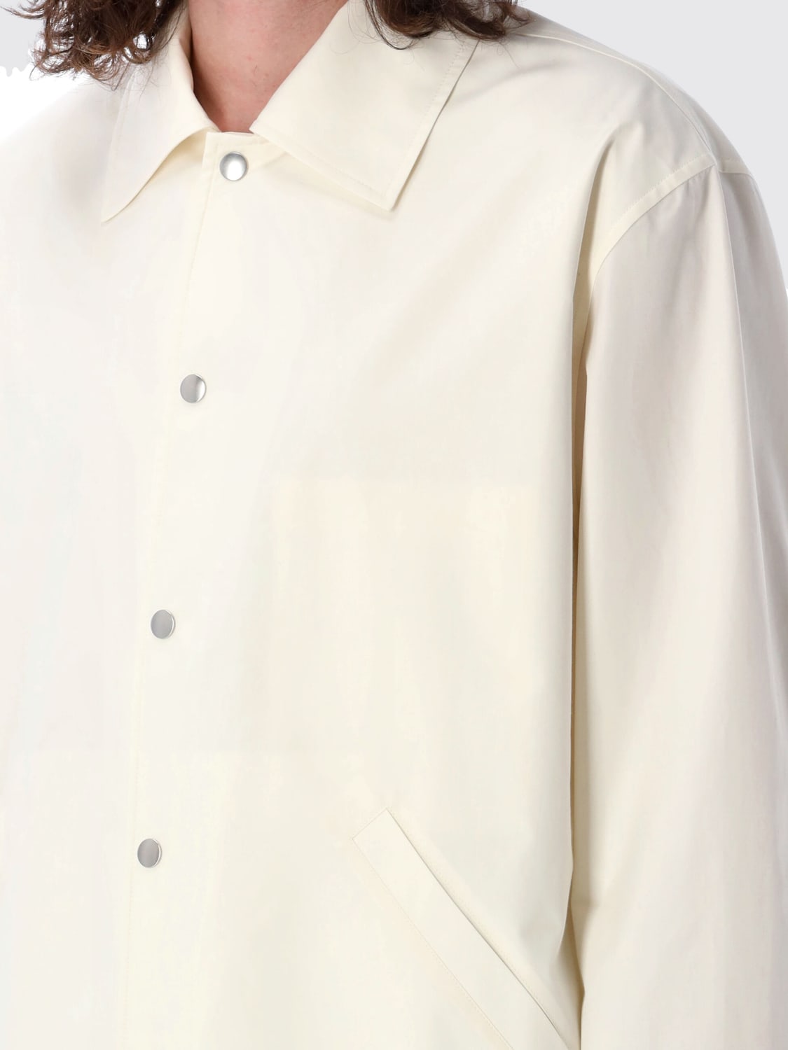 JIL SANDER VESTE: Veste homme Jil Sander, Jaune Crème - Img 3