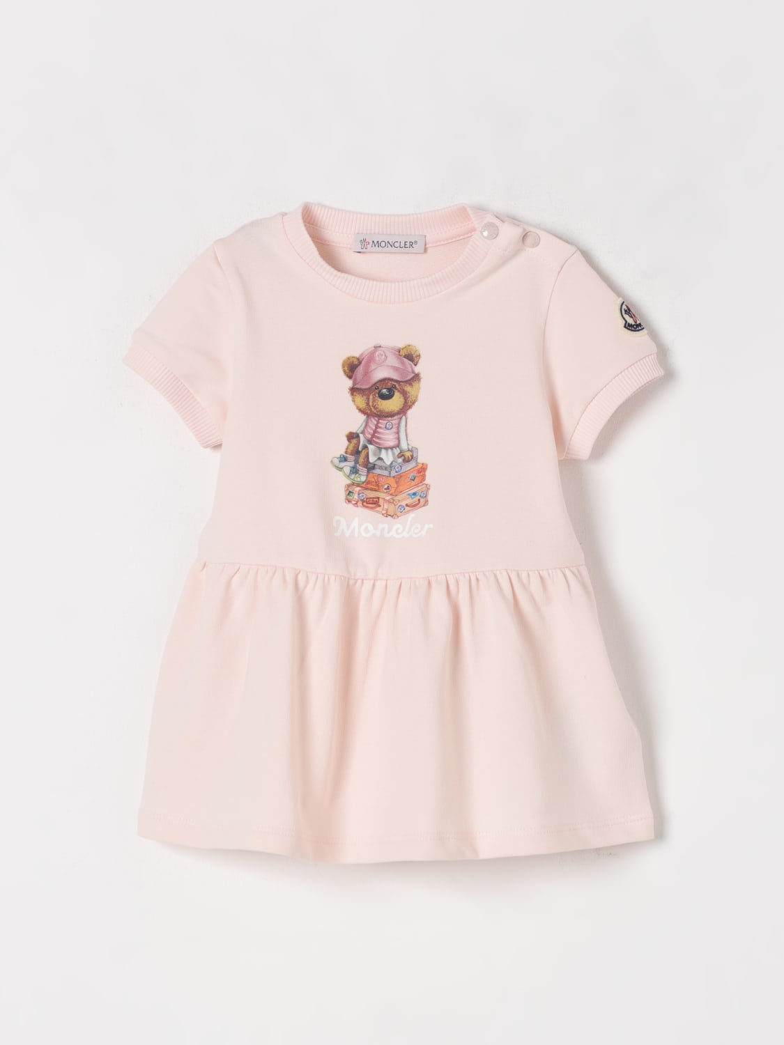 MONCLER ROMPER: Romper kids Moncler, Pink - Img 1