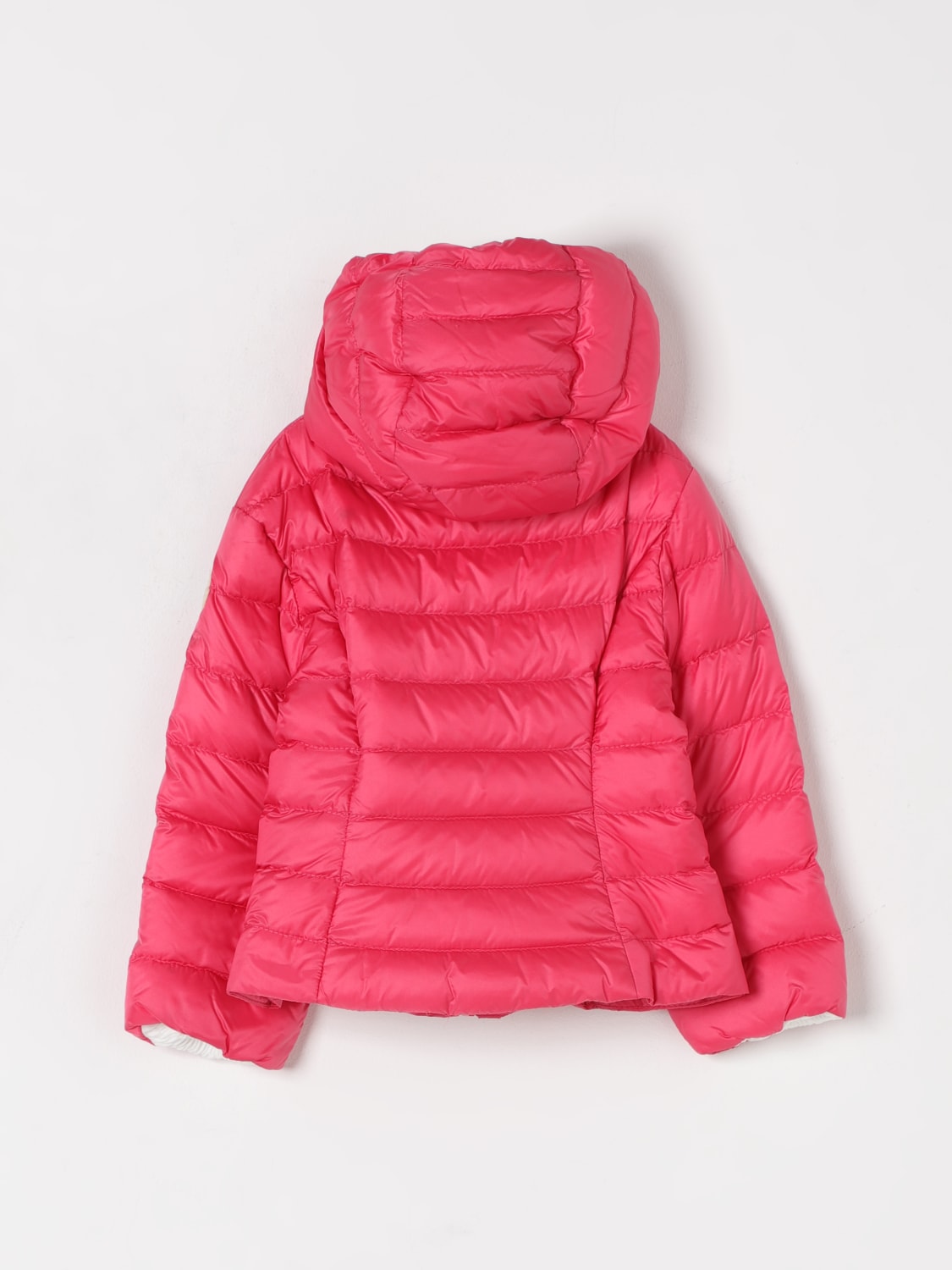 MONCLER GIACCA: Piumino con cappuccio Moncler, Rosa - Img 2