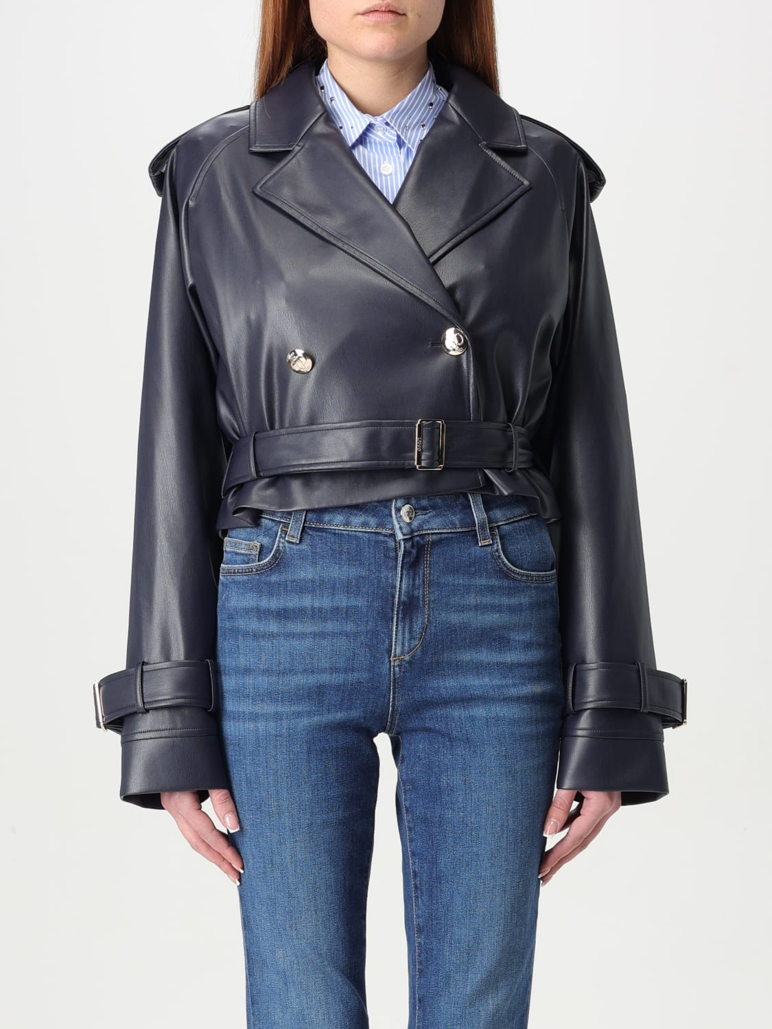 ジャケット LIU JO Woman Jacket Blue CA5116E0624 X0234 LIU JO: Jacket woman - Blue | Liu Jo jacket CA5116E0624