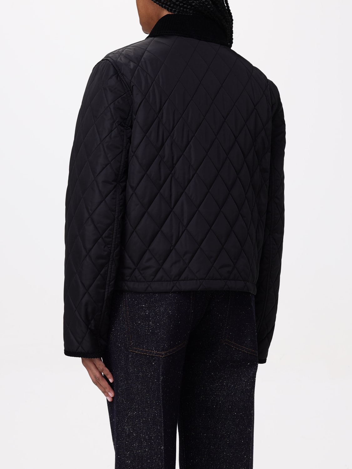 BURBERRY: Jacket woman - Black | Burberry jacket 8105097