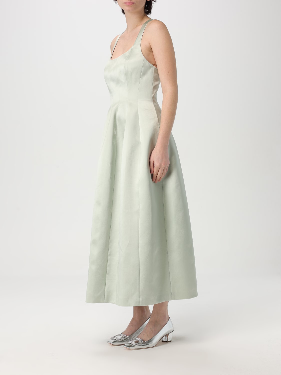 ワンピース PHILOSOPHY DI LORENZO SERAFINI Woman Dress Green 04340723 philosophy-di-lorenzo-serafini.jpg