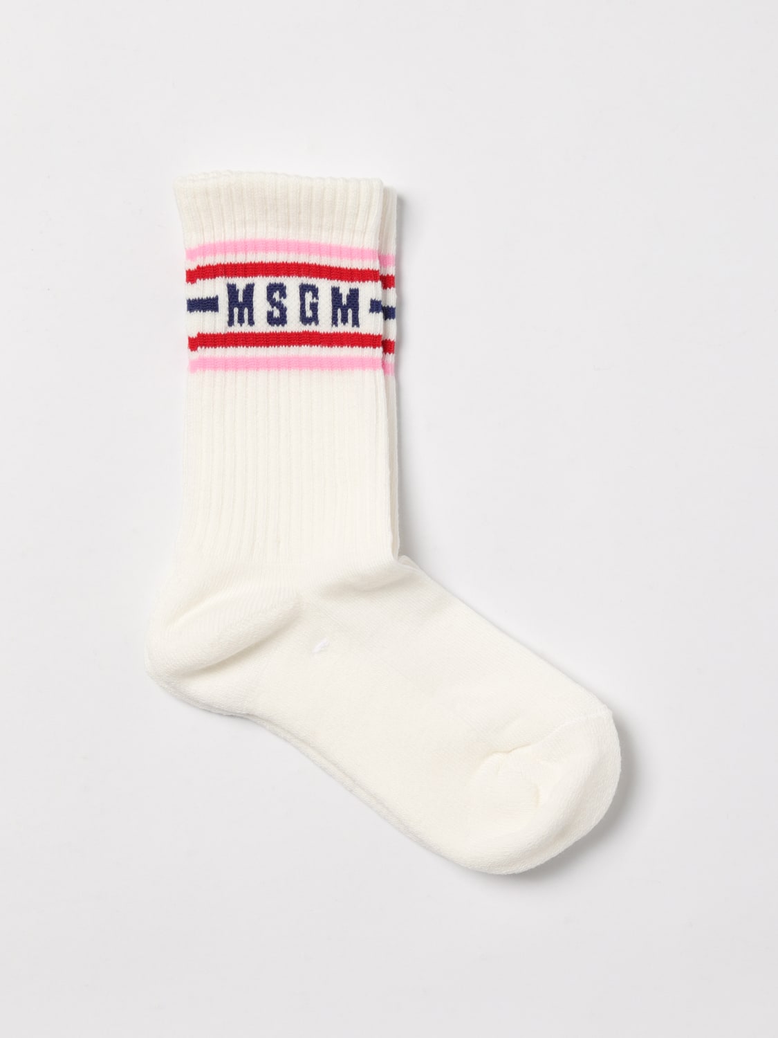 MSGM KIDS CHAUSSETTES: Sous-vêtements enfant MSGM Kids, Blanc - Img 1