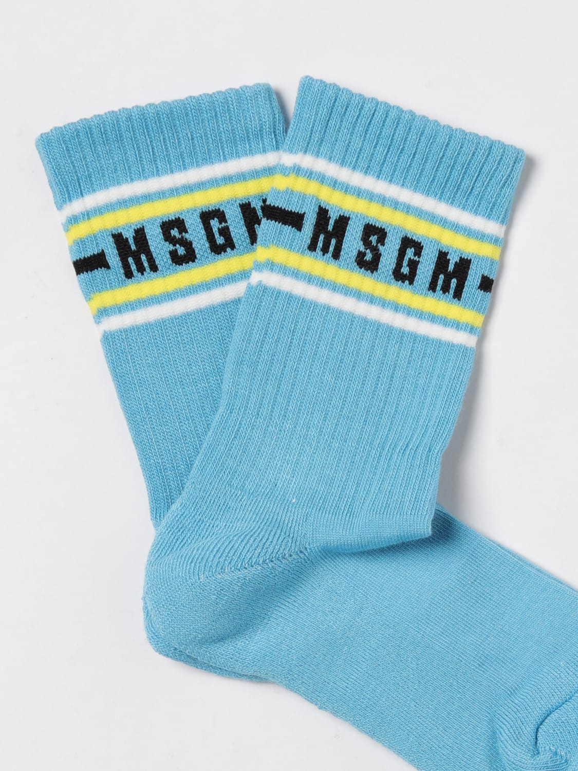 MSGM KIDS SOCKEN: Unterwäsche kinder MSGM Kids, Hellblau - Img 2