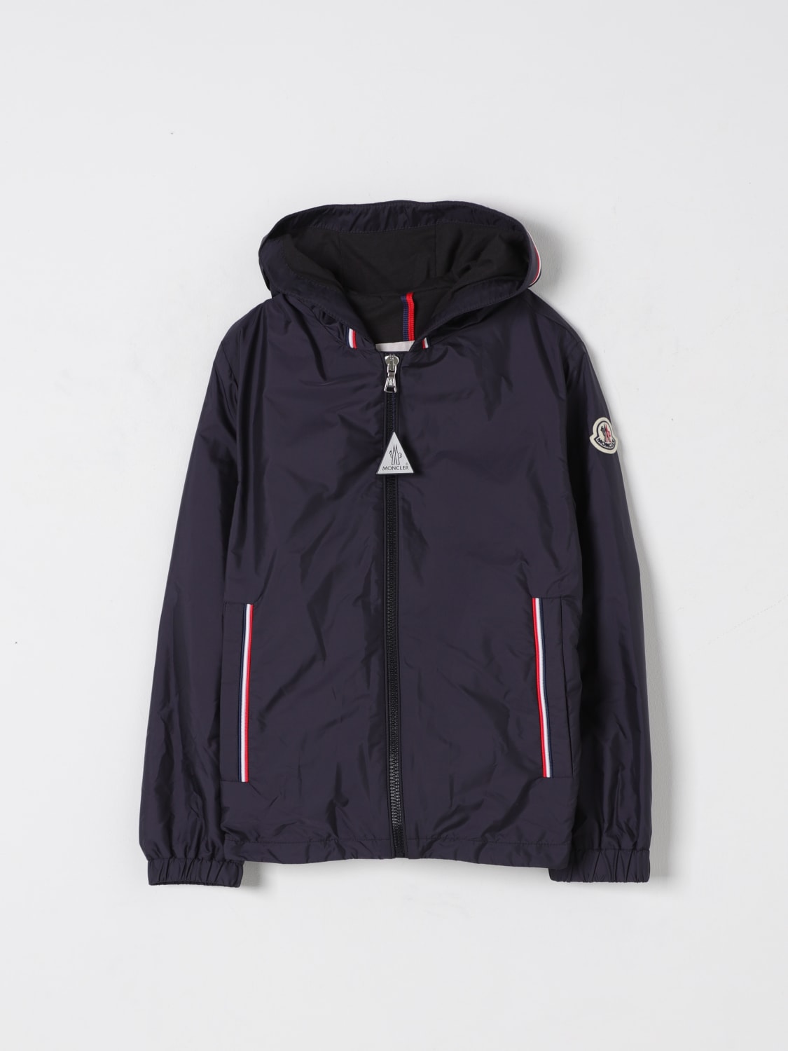 MONCLER CHAQUETA: Abrigo niños Moncler, Azul Oscuro - Img 1