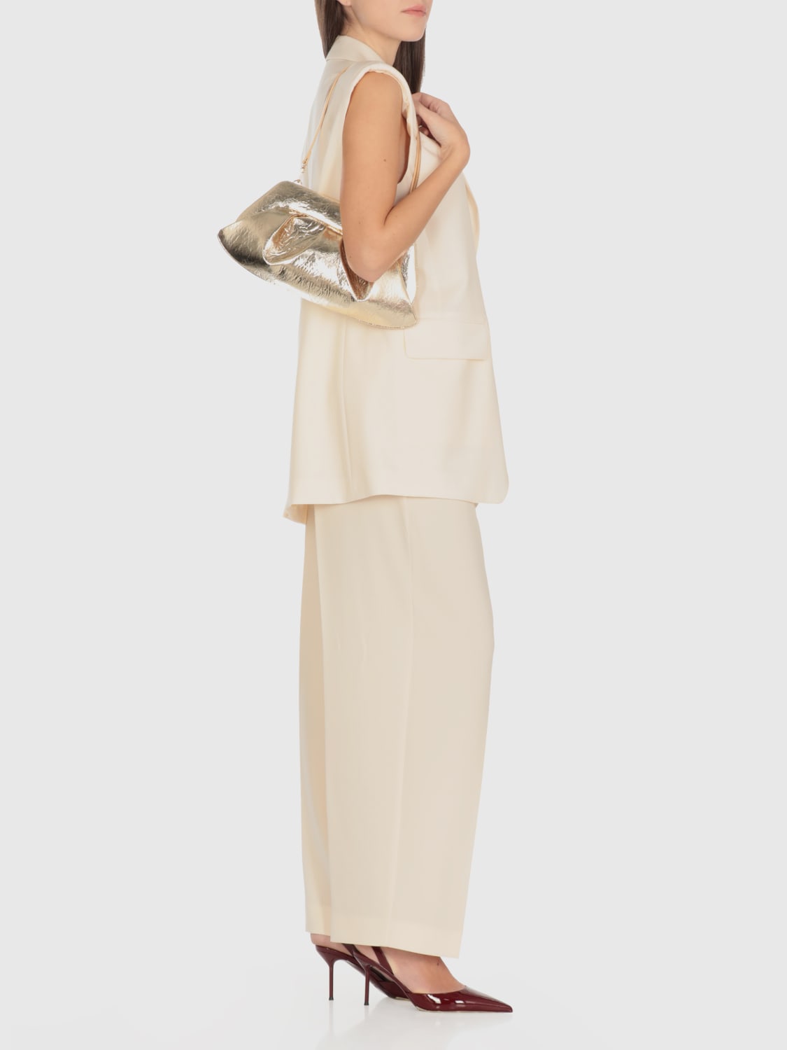 THEMOIRÈ CLUTCH: Clutch Emera Pineapple Themoiré, Oro - Img 2