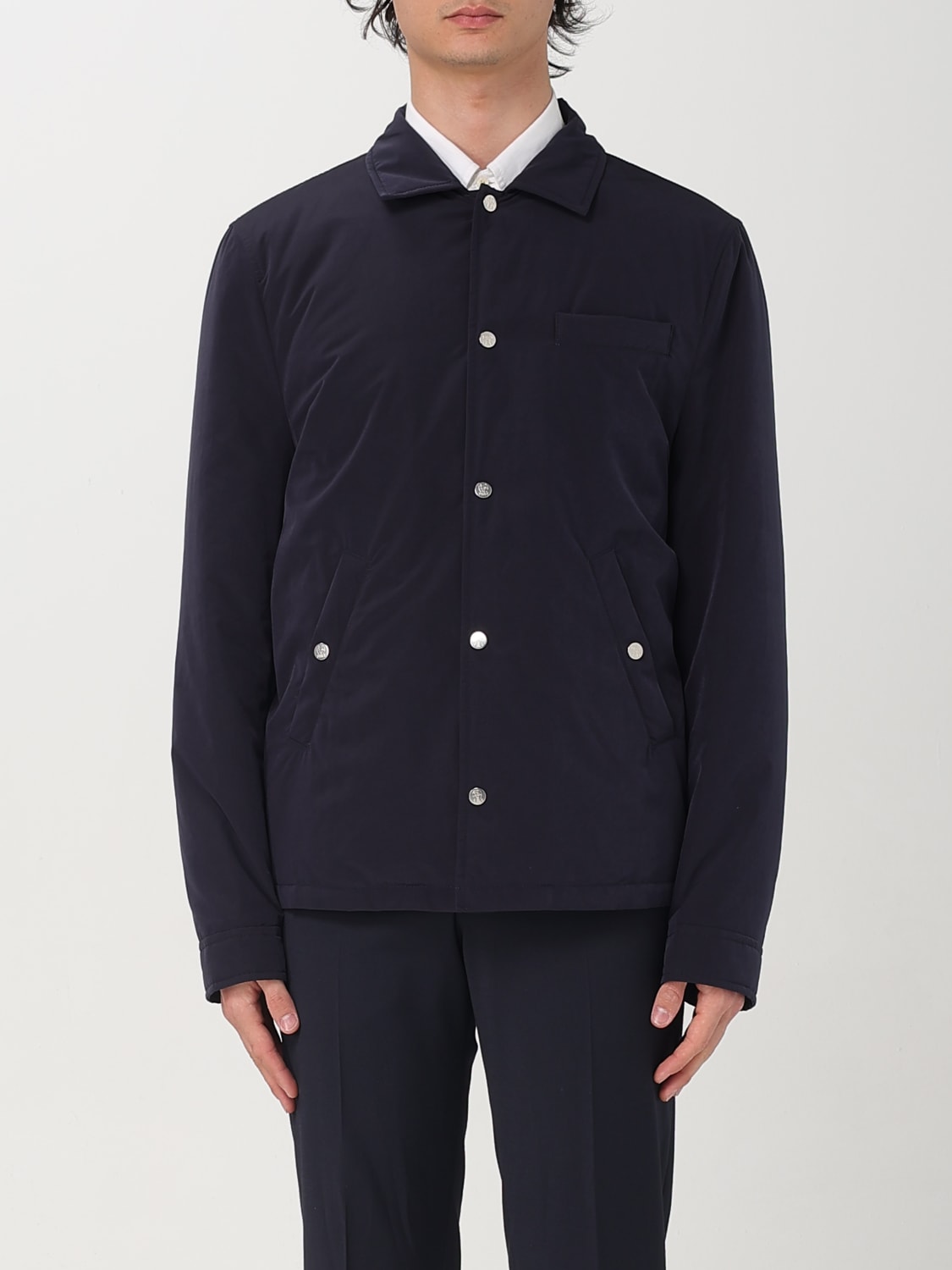 BRUNELLO CUCINELLI CHAQUETA: Chaqueta hombre Brunello Cucinelli, Azul Oscuro - Img 1