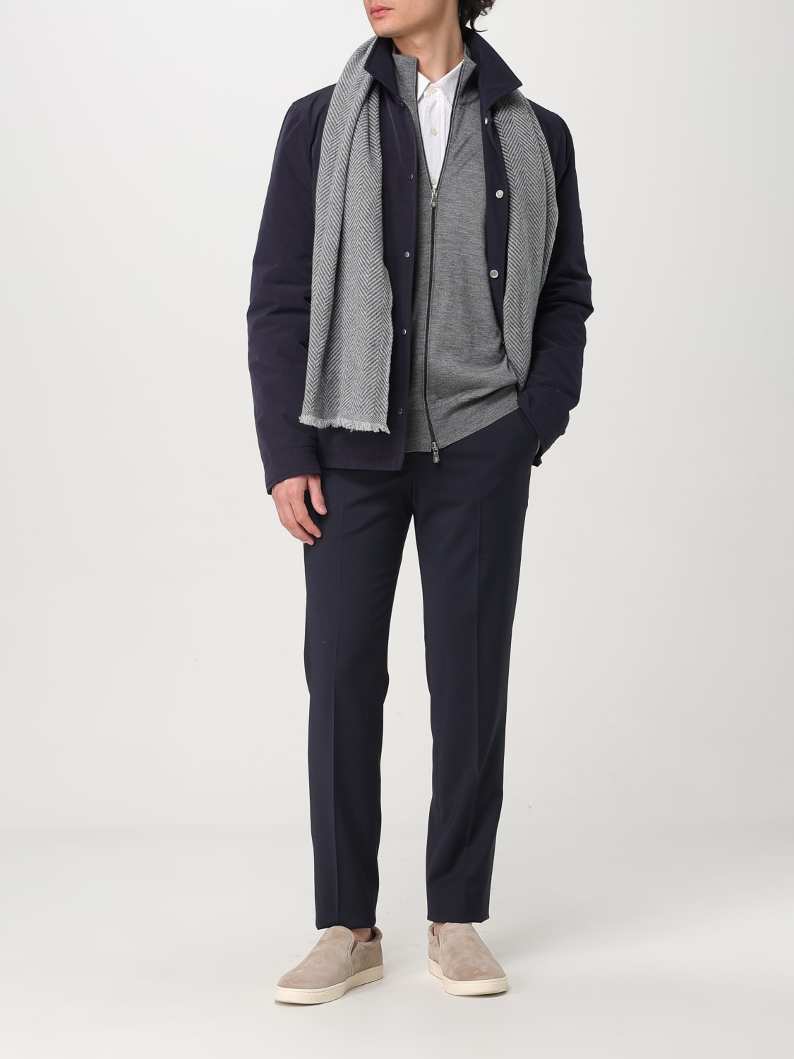 BRUNELLO CUCINELLI CHAQUETA: Chaqueta hombre Brunello Cucinelli, Azul Oscuro - Img 2