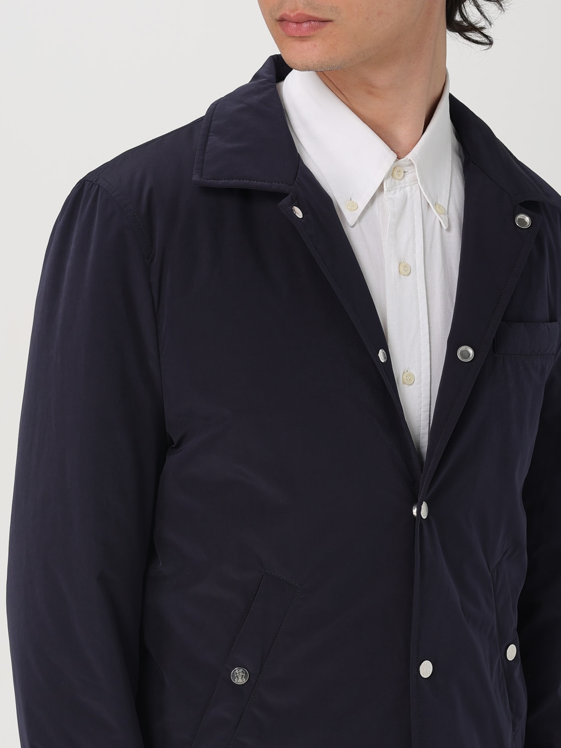 BRUNELLO CUCINELLI CHAQUETA: Chaqueta hombre Brunello Cucinelli, Azul Oscuro - Img 5