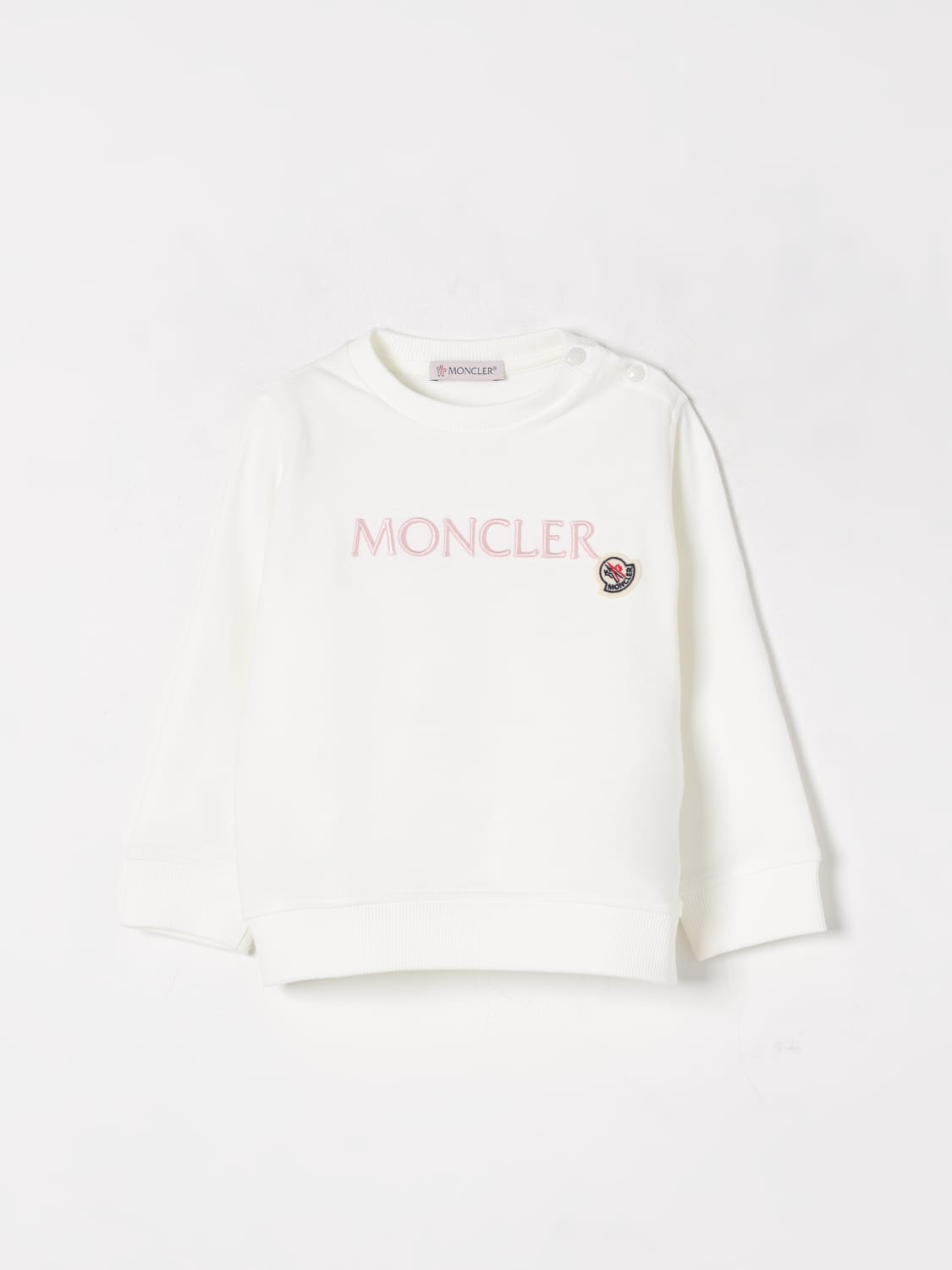 MONCLER SWEATER: Sweater kids Moncler, White - Img 1