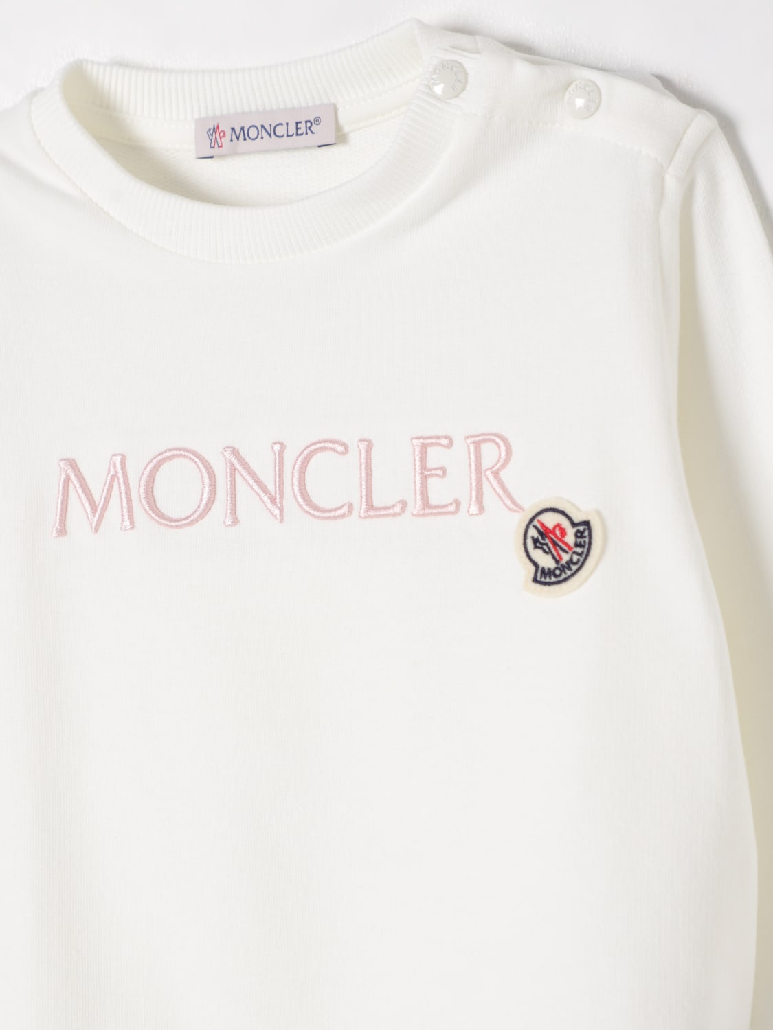 MONCLER SWEATER: Sweater kids Moncler, White - Img 3