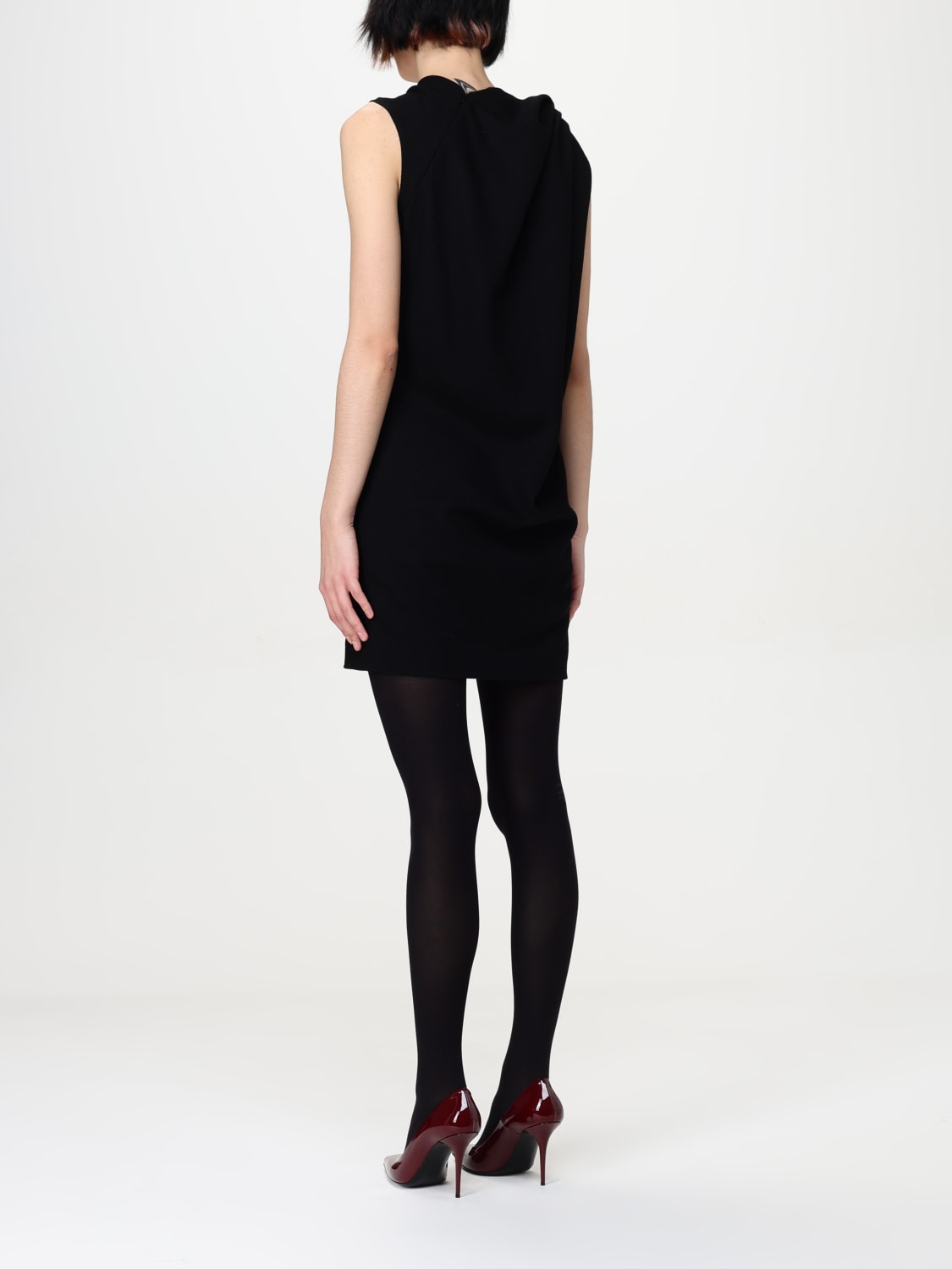 ワンピース ALEXANDER MCQUEEN Woman Dress Black 814681QJAES 1000 MCQUEEN: Dress woman - Black | McQueen dress 814681QJAES