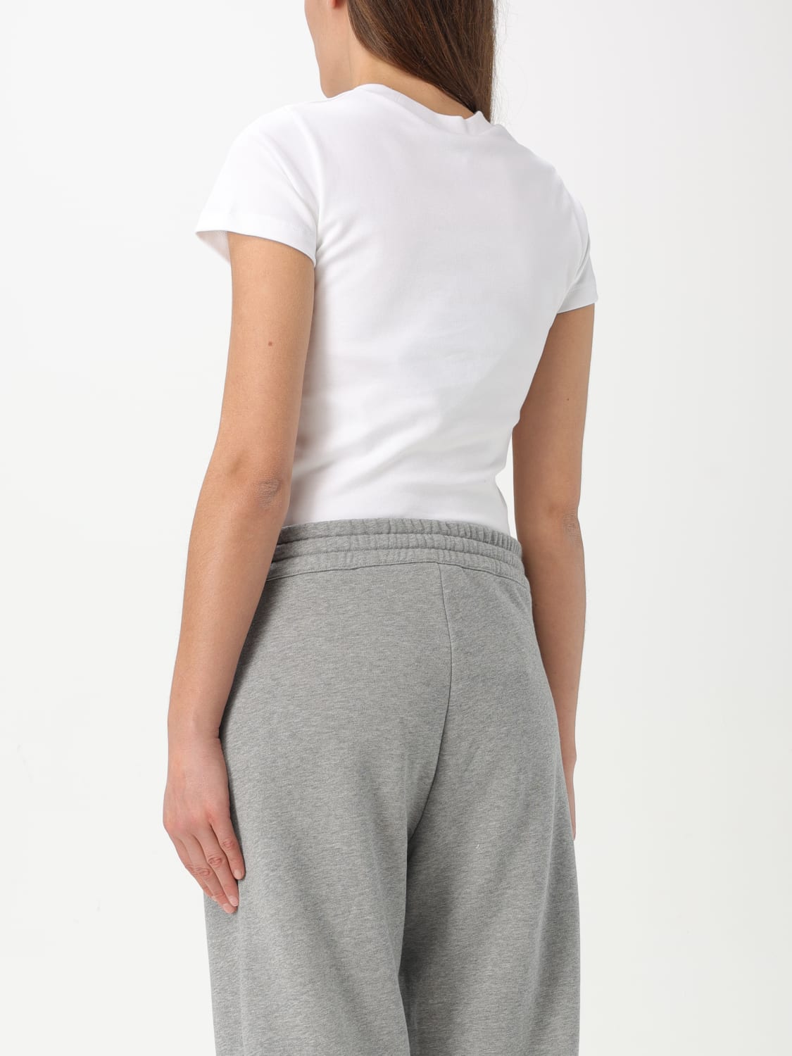 MCQUEEN T-SHIRT: T-shirt damen McQueen, Weiß - Img 2