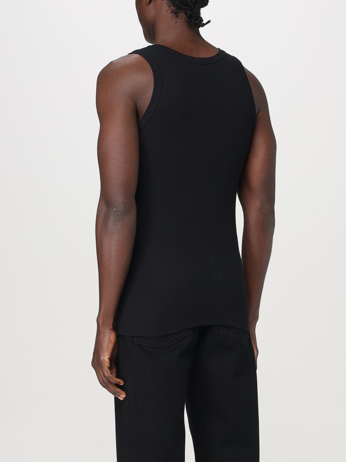 Tシャツ・カットソー ALEXANDER MCQUEEN Black Stretch Cotton Tank Top MCQUEEN: stretch cotton tank top - Black | McQueen t-shirt