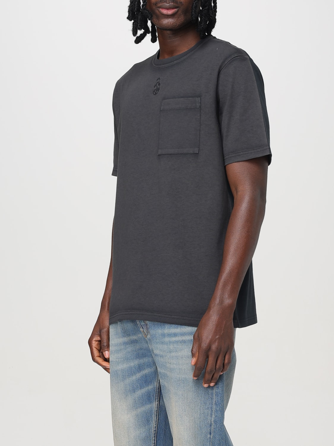 MCQUEEN T-SHIRT: T-shirt men McQueen, Black - Img 4