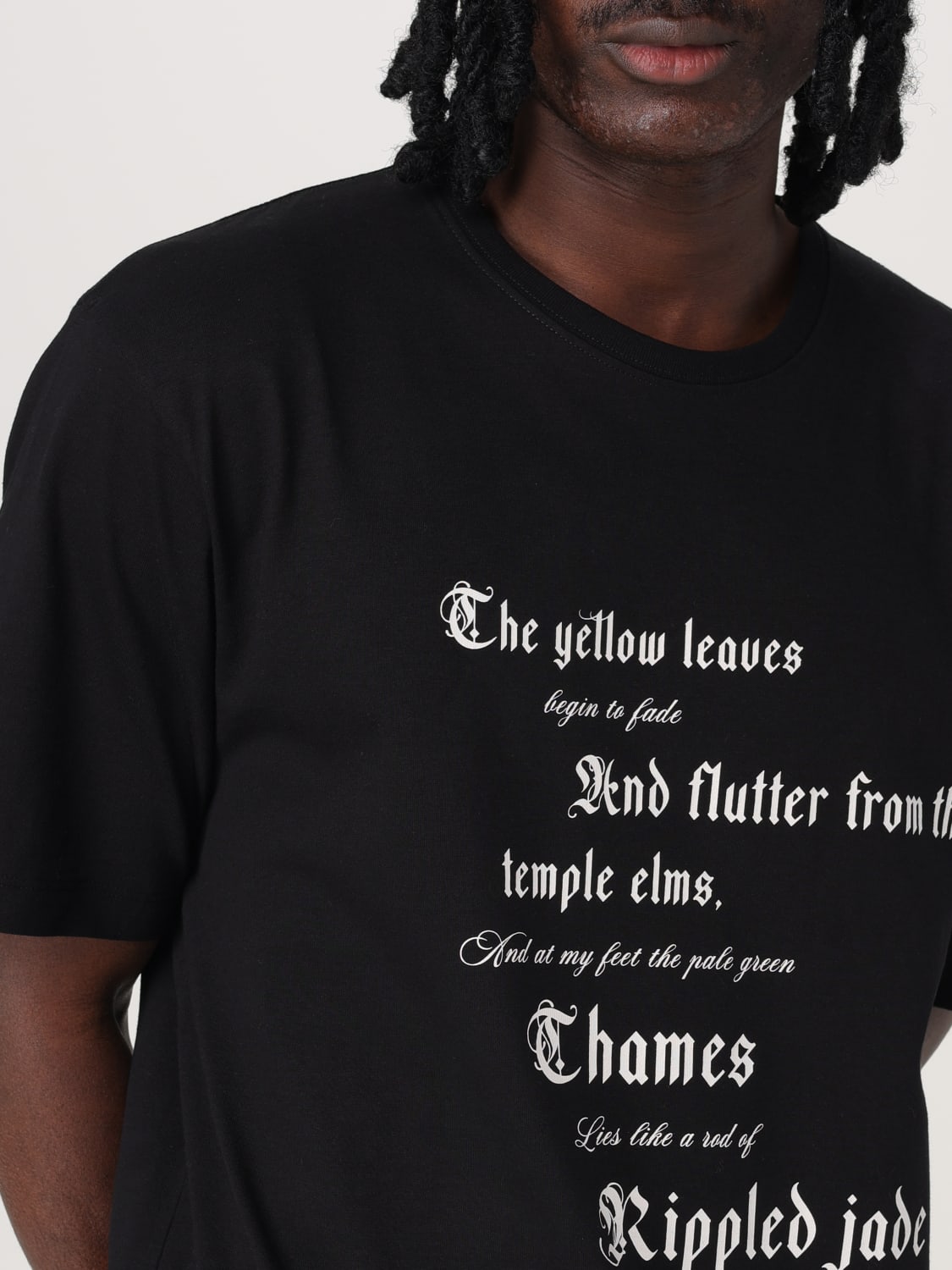 MCQUEEN T-SHIRT: T-shirt men McQueen, Black - Img 4