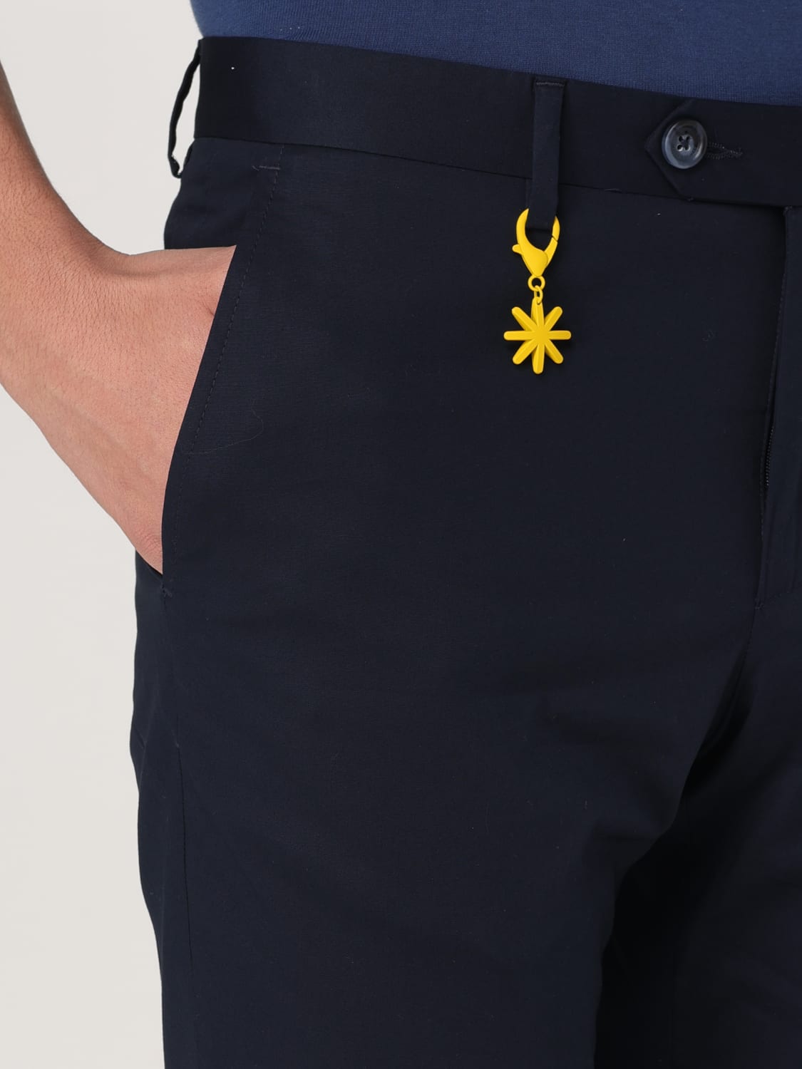 MANUEL RITZ PANTS: Pants men Manuel Ritz, Blue - Img 3