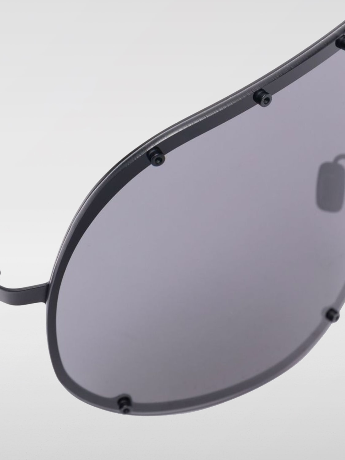 RICK OWENS SUNGLASSES: Sunglasses men Rick Owens, Black - Img 3