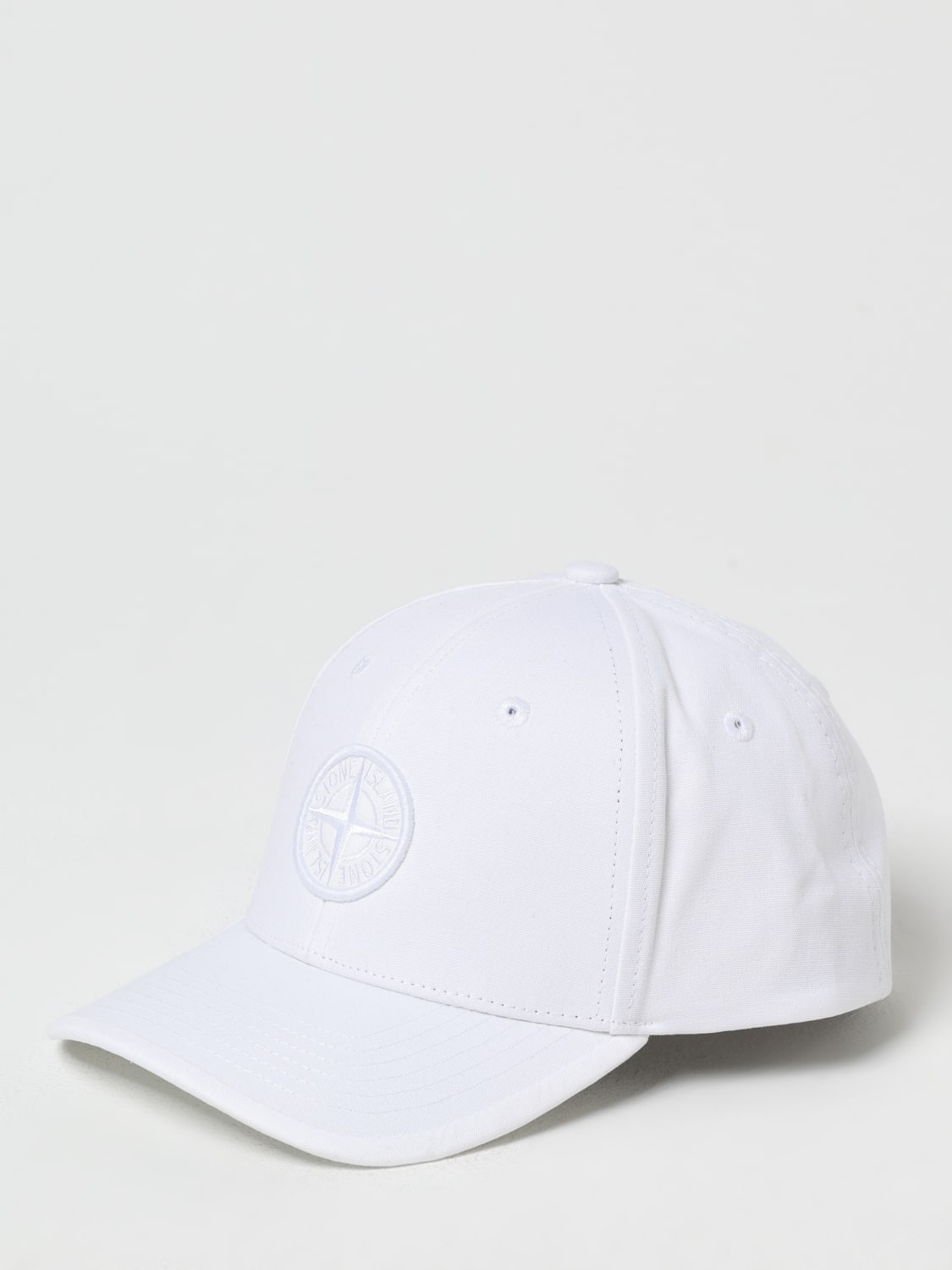 STONE ISLAND JUNIOR HUT: Hüte für mädchen kinder Stone Island Junior, Weiß - Img 1