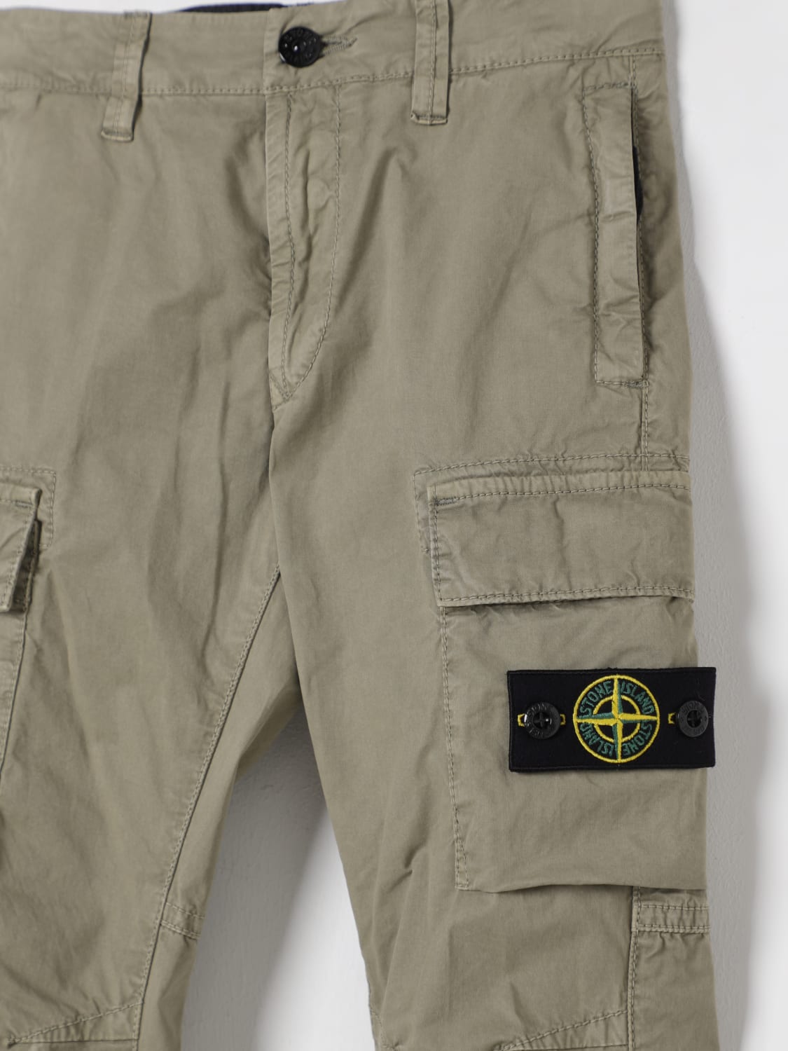 STONE ISLAND JUNIOR HOSE: Hose kinder Stone Island Junior, Braun - Img 3