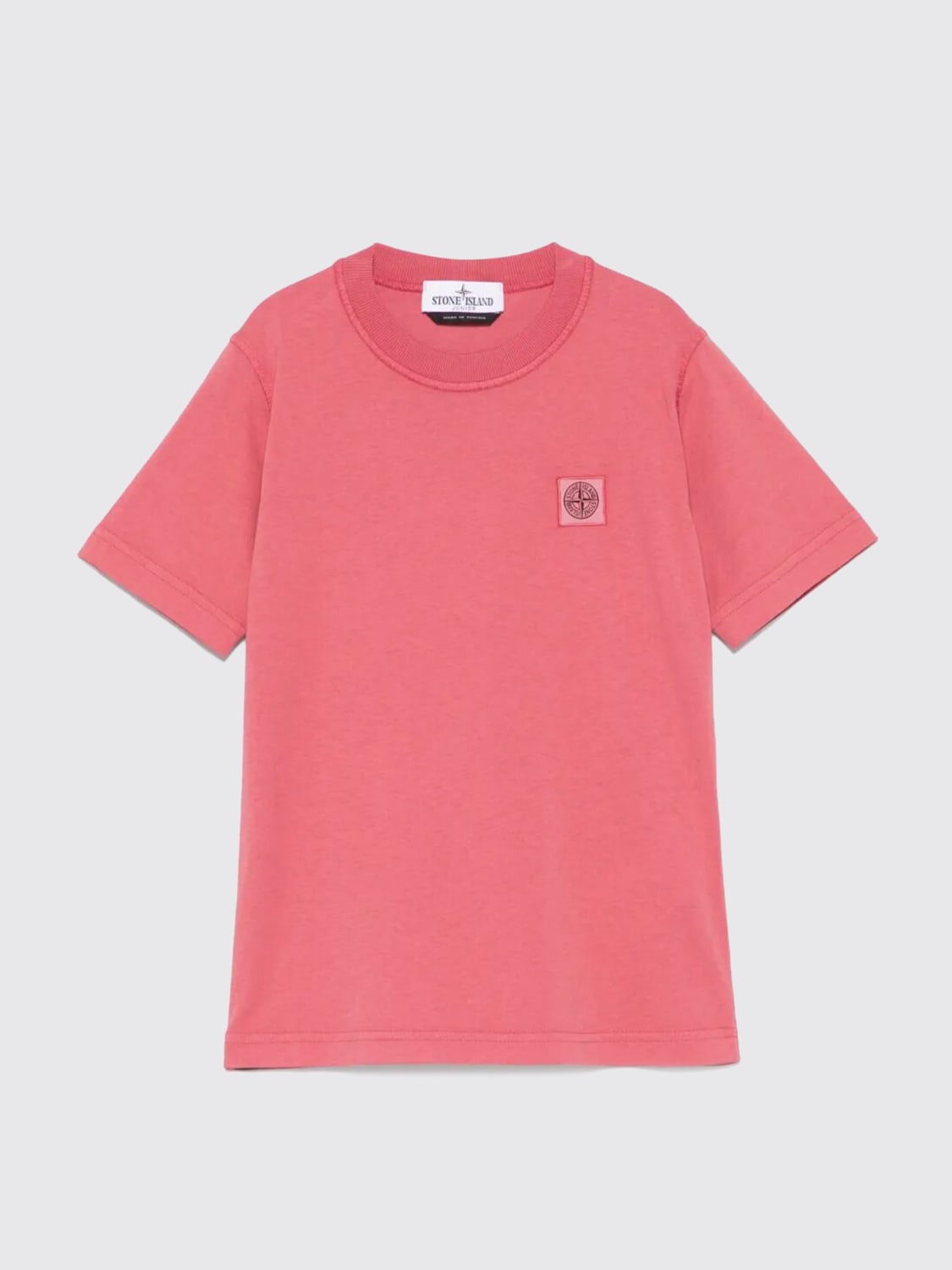 STONE ISLAND JUNIOR CAMISETA: Camiseta niños Stone Island Junior, Rosa - Img 1
