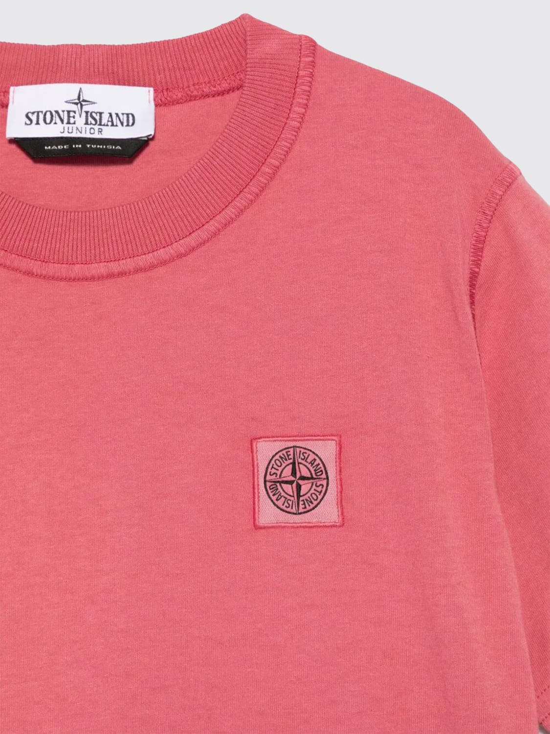 STONE ISLAND JUNIOR CAMISETA: Camiseta niños Stone Island Junior, Rosa - Img 3