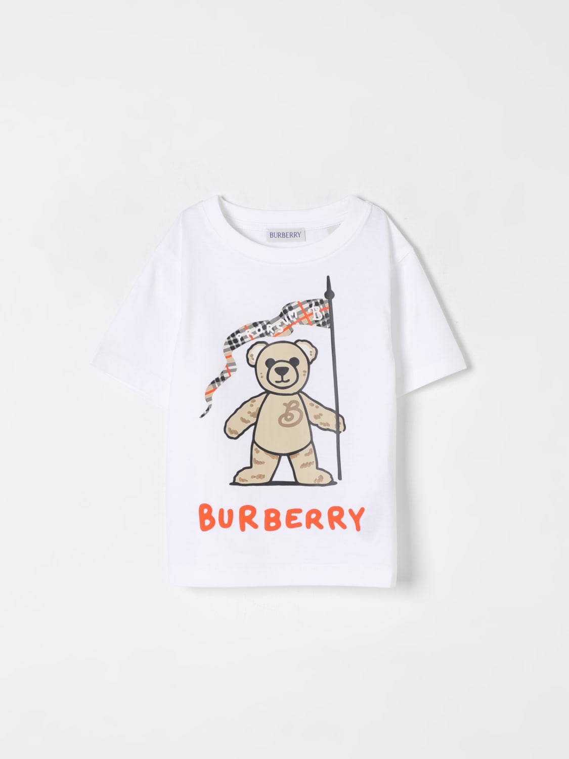 BURBERRY: T-shirt kids - White | Burberry t-shirt 8105198 online