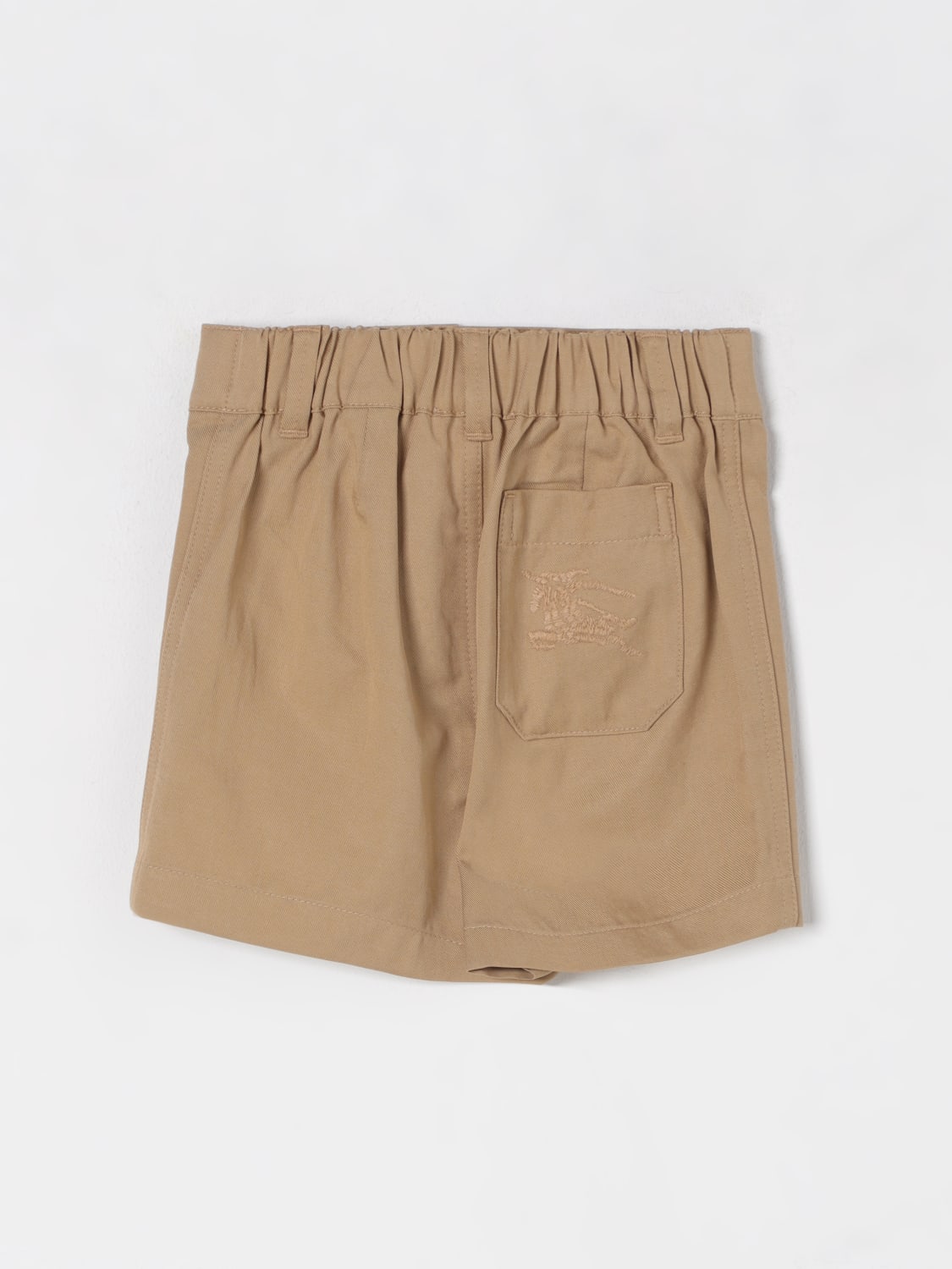 BURBERRY SHORTS: Burberry cotton blend shorts, Sand - Img 2