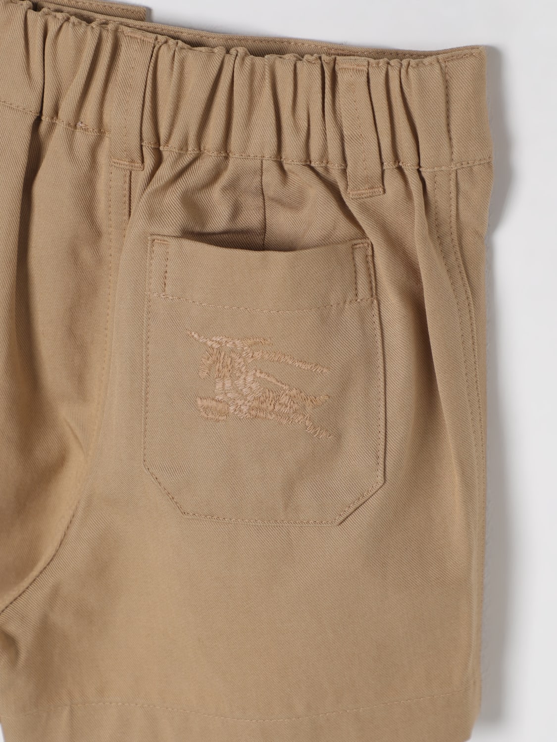 BURBERRY SHORTS: Burberry cotton blend shorts, Sand - Img 3