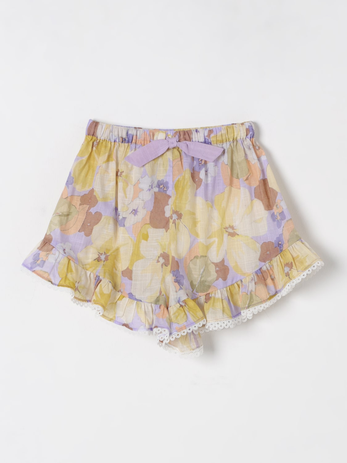 ZIMMERMANN SHORTS: Short kids Zimmermann, Violet - Img 1