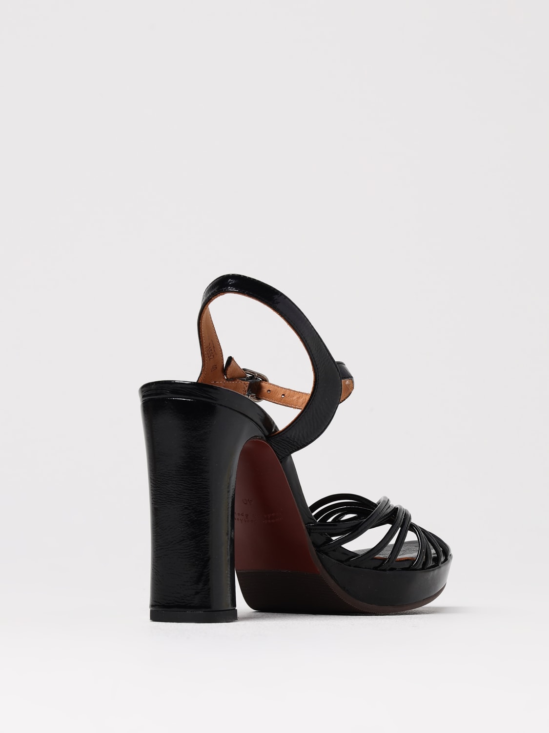 CHIE MIHARA SANDALI CON TACCO: Sandalo Caneti Chie Mihara in pelle lucida , Nero - Img 3