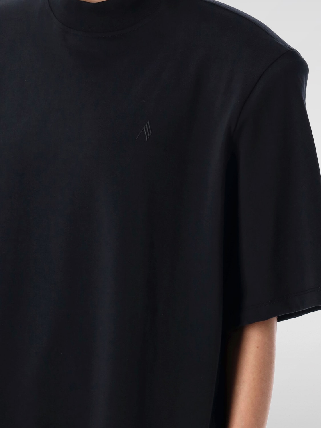 Tシャツ・カットソー THE ATTICO TSHIRT (WCT00173JJJ025AA) Black oversized T-shirt The attico - women - THE ATTICO