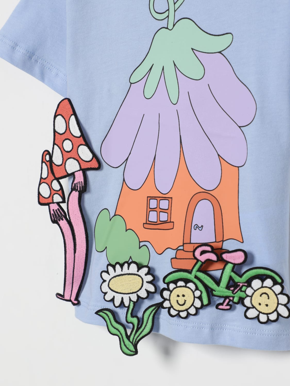 STELLA MCCARTNEY KIDS T-SHIRT: T-shirt kinder Stella McCartney Kids, Bunt - Img 3