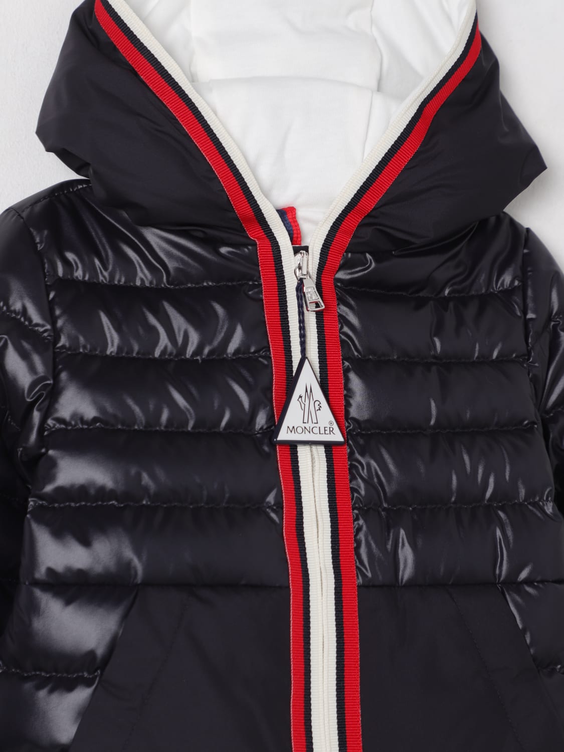 MONCLER JACKET: Coats kids Moncler, Navy - Img 3