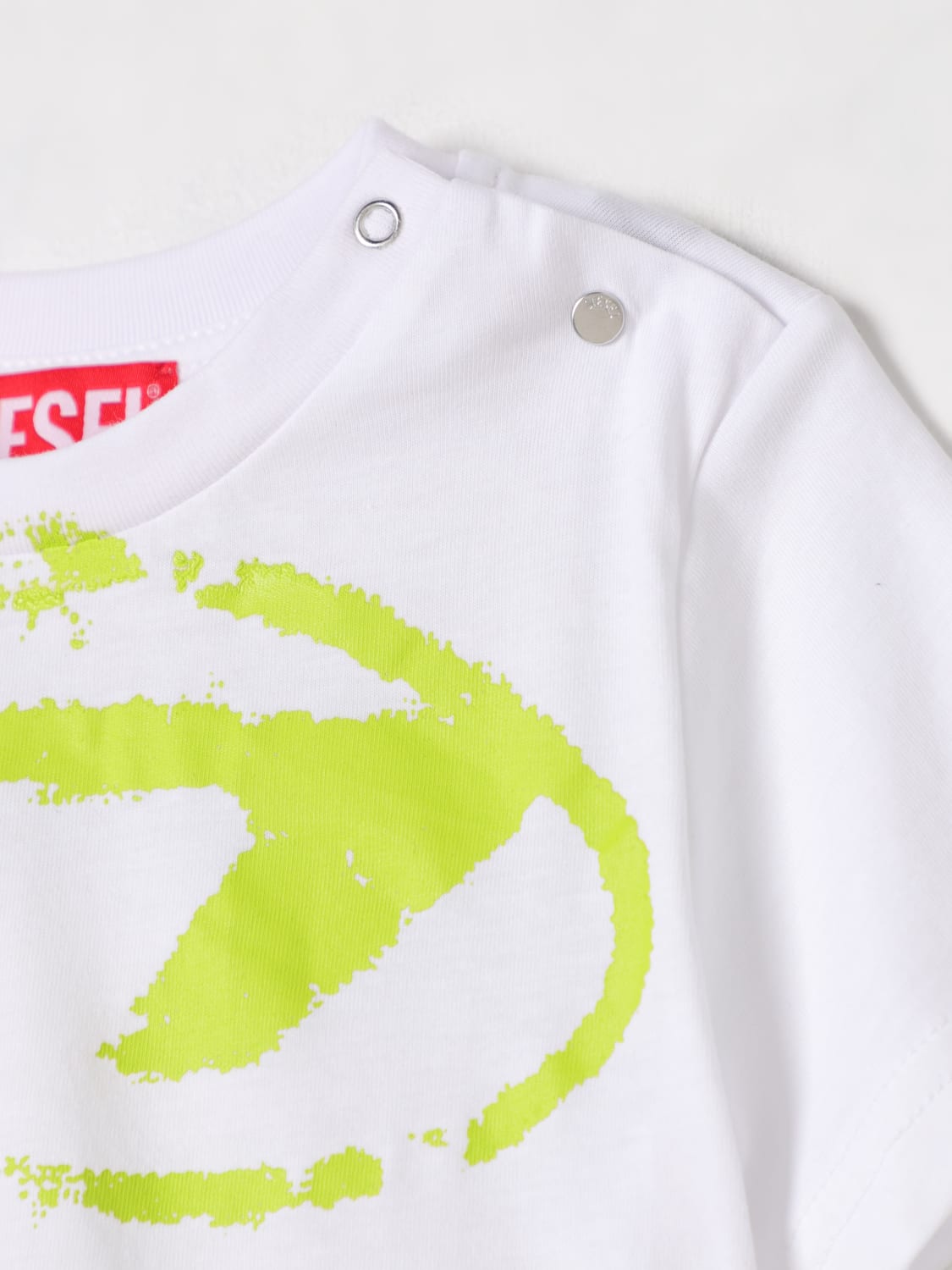 DIESEL CAMISETA: Camiseta niños Diesel, Blanco - Img 3