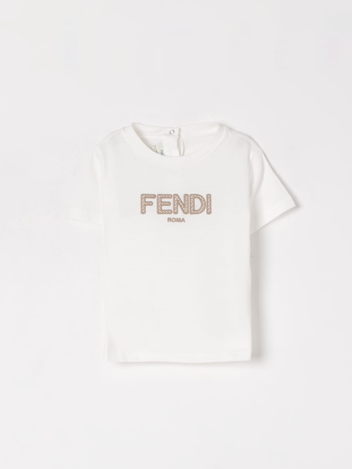 FENDI T-SHIRT: T-shirt kids Fendi, Violet - Img 1