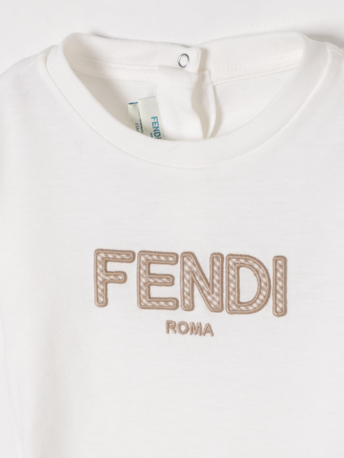 FENDI T-SHIRT: T-shirt kids Fendi, Violet - Img 3