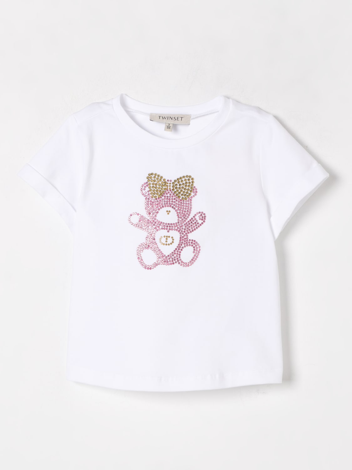 TWINSET T-SHIRT: T-shirt kids Twinset, Violet - Img 1