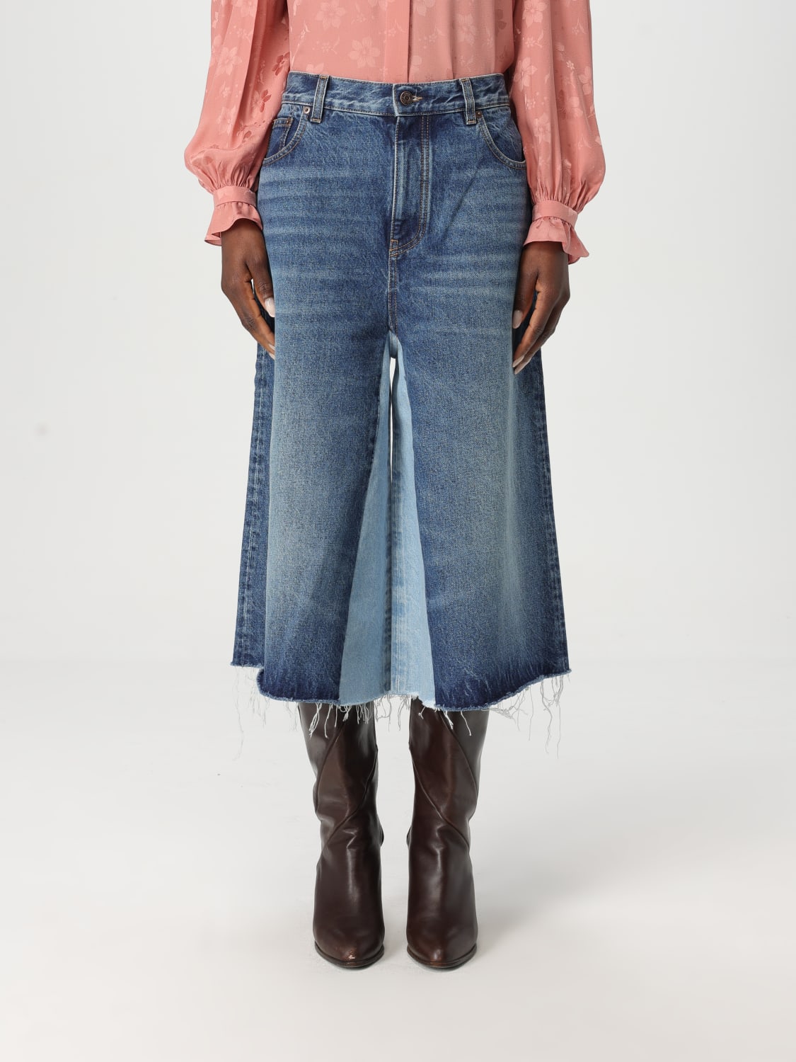 ショートパンツ CHLOE Women Shorts Burmudas CH25SDS02158 476 BLUE CHLOÉ: Jeans woman - Blue | Chloé short CH25SDS02158 online