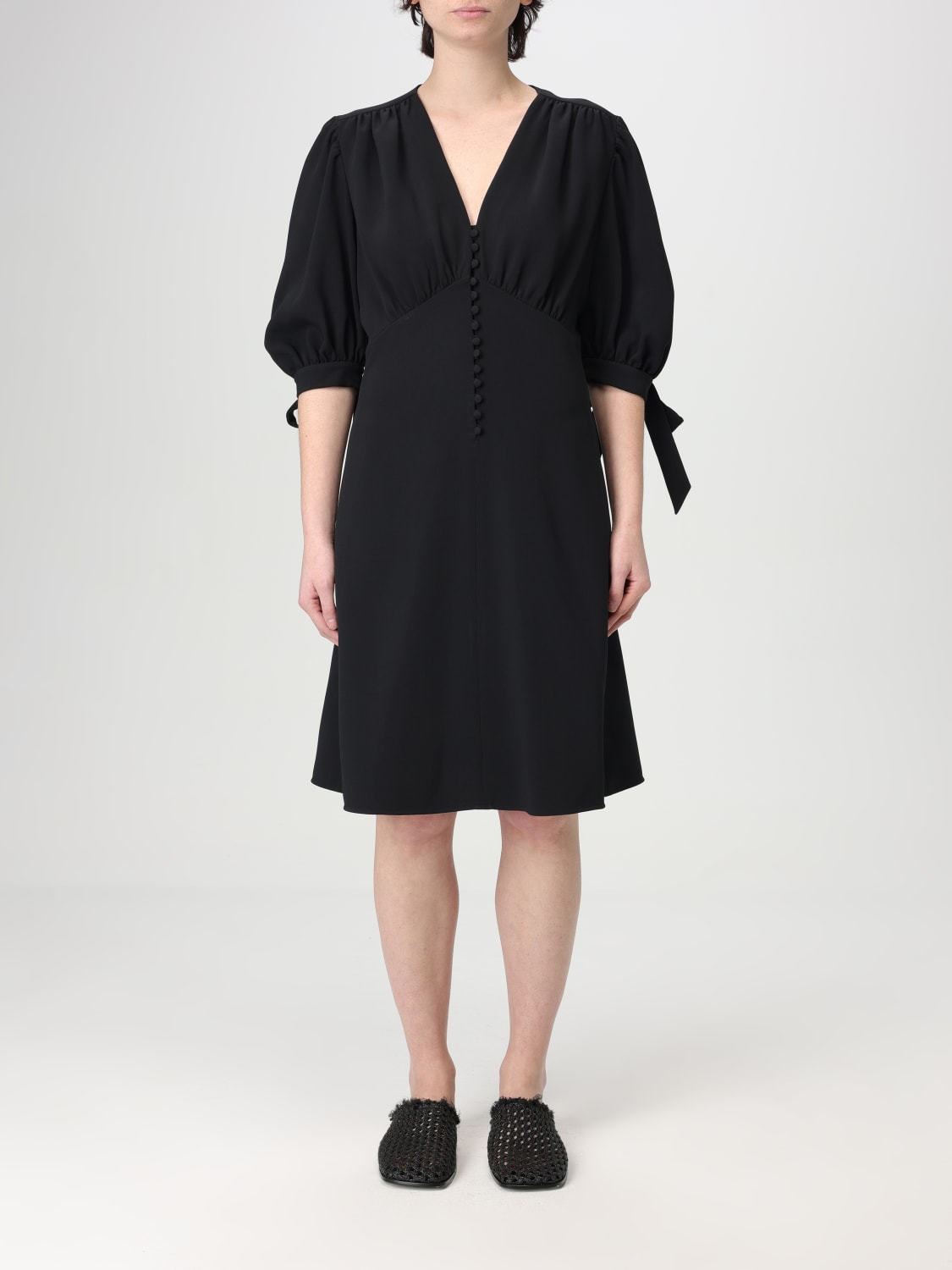 ワンピース CHLOE Woman Dress Black CH25SR049263 001 CHLOÉ: Dress woman - Black | Chloé dress CH25SRO49263 online