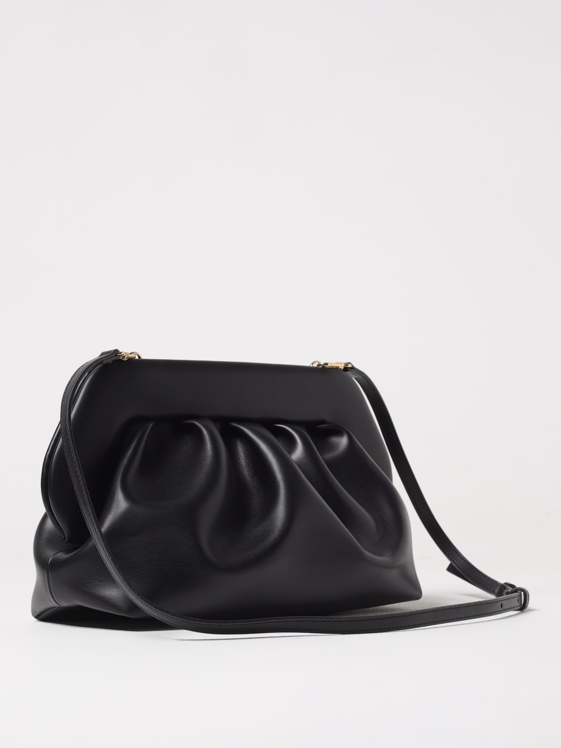 THEMOIRÈ CLUTCH: Borsa Bios Themoirè in nappa vegana , Nero - Img 2